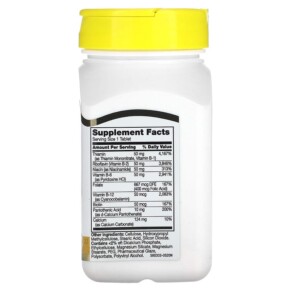 Thành phần vi chất của 21st Century B-50 Complex Prolonged Release 60 Tablets 740985222515