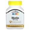 Thực phẩm chức năng 21st Century Biotin 800 mcg 110 Easy Swallow Tablets 740985228814