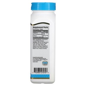 Thành phần vi chất của 21st Century Calcium Plus D3 1.000 mg 90 Tablets 740985270707