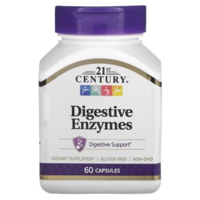 Thực phẩm chức năng 21st Century Digestive Enzymes 60 Capsules 740985225561