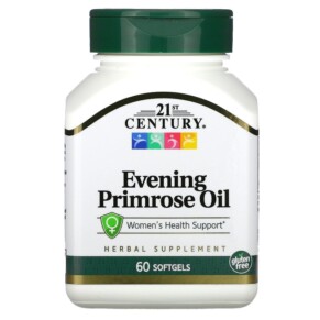 Thực phẩm chức năng 21st Century Evening Primrose Oil Women's Health Support 60 Softgels 740985218280