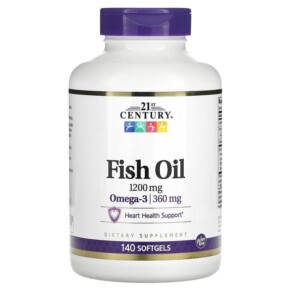 Thực phẩm chức năng 21st Century Fish Oil 1.200 mg 140 Softgels 740985273487