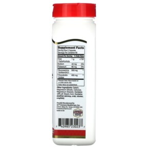 Thành phần vi chất của 21st Century Glucosamine / Chondroitin Original Strength 250 mg / 200 mg 120 Easy to Swallow Capsules 740985230237