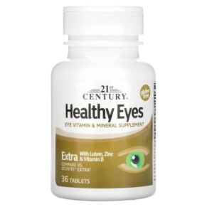Thực phẩm chức năng 21st Century Healthy Eyes Extra With Lutein Zinc & Vitamin B 36 Tablets 740985274187