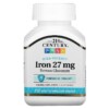 Thực phẩm chức năng 21st Century High-Potency Iron 27 mg 110 Easy to Swallow Tablets 740985226902