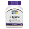 Thực phẩm chức năng 21st Century L-Lysine 600 mg 90 Tablets 740985210628