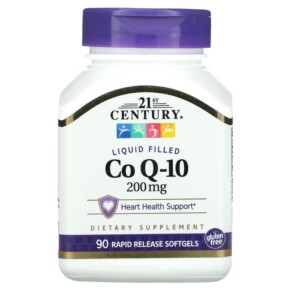 Thực phẩm chức năng 21st Century Liquid Filled CoQ-10 200 mg 90 Rapid Release Softgels 740985274149