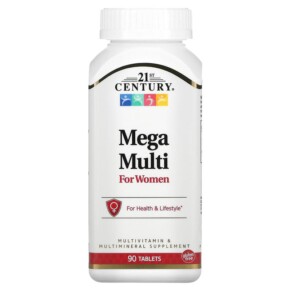 Thực phẩm chức năng 21st Century Mega Multi for Women 90 Tablets 740985226599