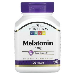 Thực phẩm chức năng 21st Century Melatonin 5 mg 120 Tablets 740985270875