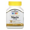 Thực phẩm chức năng 21st Century Niacin Prolonged Release 250 mg 110 Tablets 740985228494