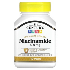 Thực phẩm chức năng 21st Century Prolonged Release Niacinamide 500 mg 110 Tablets 740985225509