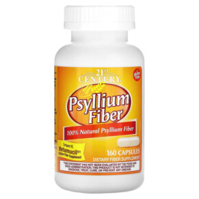 Thực phẩm chức năng 21st Century Psyllium Fiber 160 Capsules 740985270240