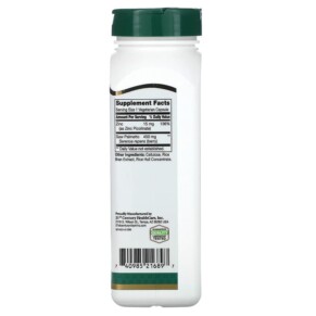 Thành phần vi chất của 21st Century Saw Palmetto 450 mg 200 Vegetarian Capsules 740985216897