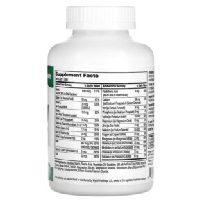 Thành phần vi chất của 21st Century Sentry Adults Multivitamin & Multimineral Supplement 300 Tablets 740985227022