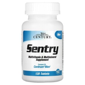 Thực phẩm chức năng 21st Century Sentry Men Multivitamin & Multimineral Supplement 120 Tablets 740985226735