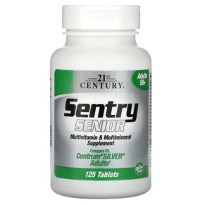 Thực phẩm chức năng 21st Century Sentry Senior Multivitamin & Multimineral Supplement Adults 50+ 125 Tablets 740985223901