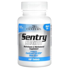 Thực phẩm chức năng 21st Century Sentry Senior Multivitamin & Multimineral Supplement Men 50+ 100 Tablets 740985275405
