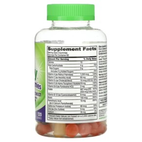 Thành phần vi chất của 21st Century VitaJoy Gummies Adult Multivitamin Fruit Flavor 120 Gummies 740985276181
