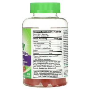 Thành phần vi chất của 21st Century VitaJoy Melatonin Gummies 2.5 mg 120 Gummies 740985277706