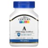 Thực phẩm chức năng 21st Century Vitamin A 3.000 mcg (10.000 IU) 110 Softgels 740985214640