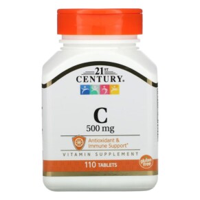 Thực phẩm chức năng 21st Century Vitamin C 500 mg 110 Tablets 740985223161