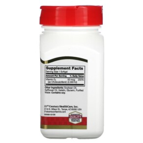 Thành phần vi chất của 21st Century Vitamin D3 50 mcg (2.000 IU) 250 Softgels 740985274163