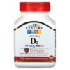 21st Century Vitamin D3 Chewable Orange 100 mcg (400 IU) 110 Tablets 4 Thực phẩm chức năng 21st Century Vitamin D3 Chewable Orange 100 mcg (400 IU) 110 Tablets 740985273807