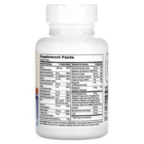 Thành phần vi chất của 21st Century Wellify! Men's Energy Multivitamin Multimineral 65 Tablets 740985224397