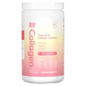 Thực phẩm chức năng 310 Nutrition Collagen Types I & III Collagen Peptides Pink Lemonade 13.1 oz (372 g) 810018832131