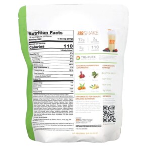Thành phần vi chất của 310 Nutrition Meal Replacement Shake Vanilla 14.3 oz (406 g) 810018830465
