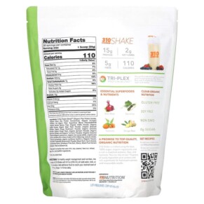 Thành phần vi chất của 310 Nutrition Meal Replacement Shake Vanilla 28.6 oz (812 g) 810018830458