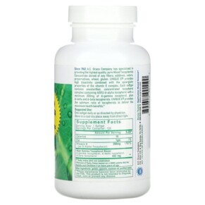 Thành phần vi chất của A.C. Grace Company Unique E 120 Softgels 894612001100