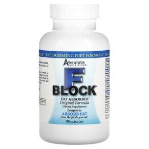 Thực phẩm chức năng Absolute Nutrition FBlock Fat Absorber Original Formula 90 Capsules 708235088533