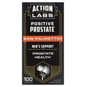 Thực phẩm chức năng Action Labs Positive Prostate Saw Palmetto Men's Support 100 VegCaps 047868488809