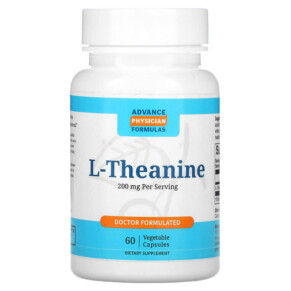 Thực phẩm chức năng Advance Physician Formulas Inc. L-Theanine 200 mg 60 Vegetable Capsules 896996000403