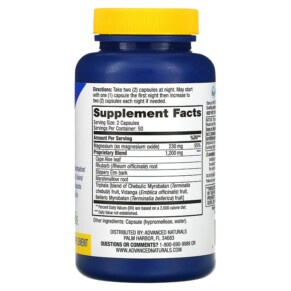 Thành phần vi chất của Advanced Naturals ColonMax Potent Herbal & Mineral Formula 100 Vegetable Capsules 631257535627