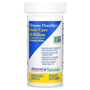 Thực phẩm chức năng Advanced Naturals Ultimate FloraMax Daily Care 30 Billion 30 Vegetable Capsules 631257121158