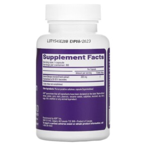 Thành phần vi chất của Advanced Orthomolecular Research AOR Bacopa Enlighten 60 Capsules 624917080254