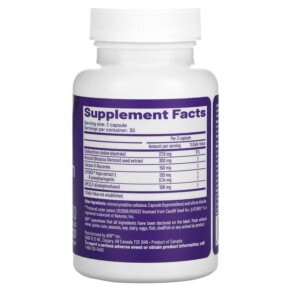 Thành phần vi chất của Advanced Orthomolecular Research AOR Estro Freedom 60 Capsules 624917082975