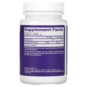 Thành phần vi chất của Advanced Orthomolecular Research AOR Mastica Chios 120 Capsules 624917080124