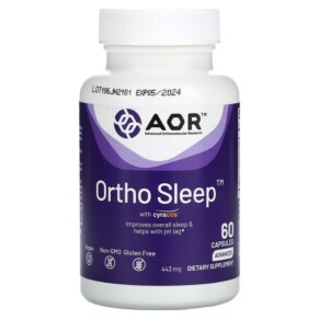 Thực phẩm chức năng Advanced Orthomolecular Research AOR Ortho Sleep with Cyracos 221 mg 60 Capsules 624917081862