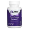 Thực phẩm chức năng Advanced Orthomolecular Research AOR Zinc-Copper Balance 100 Capsules 624917082913
