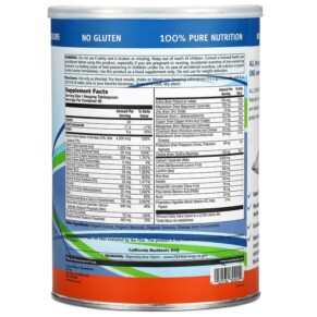 Thành phần vi chất của All One Nutritech Original Formula Multiple Vitamin & Mineral Powder Unflavored 2.2 lbs (1.000 g) 052534300019