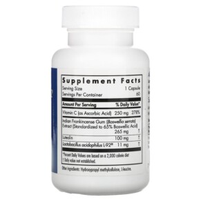 Thành phần vi chất của Allergy Research Group Aller-Aid L-92 with L. Acidophilus L-92 60 Vegetarian Capsules 713947769106