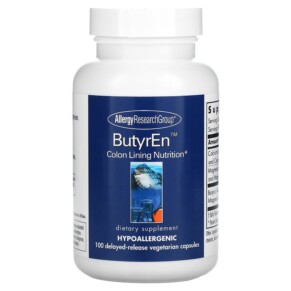 Thực phẩm chức năng Allergy Research Group ButyrEn 100 Delayed-Release Vegetarian Capsules 713947702202