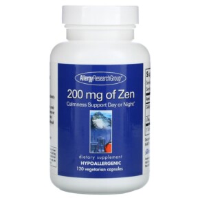 Thực phẩm chức năng Allergy Research Group Zen 200 mg 120 Vegetarian Capsules 713947766501