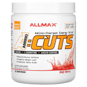 Thực phẩm chức năng ALLMAX ACUTS Amino-Charged Energy Drink Goji Berry 7.4 oz (210 g) 665553224800