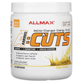 Thực phẩm chức năng ALLMAX ACUTS Amino-Charged Energy Drink Pina Colada 7.4 oz (210 g) 665553224794
