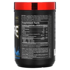 ALLMAX AMINOCORE BCAA Blue Raspberry 0.69 lbs (315 g) 3 Thành phần vi chất của ALLMAX AMINOCORE BCAA Blue Raspberry 0.69 lbs (315 g) 665553228600