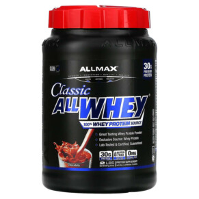 Thực phẩm chức năng ALLMAX Classic AllWhey 100% Whey Protein Chocolate 2 lbs (907 g) 665553225074